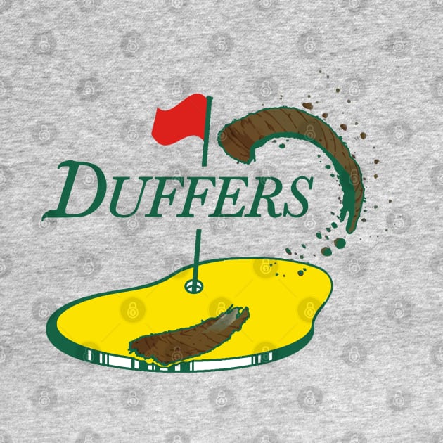 Duffers Funny Golf Fan Graphic Design by darklordpug